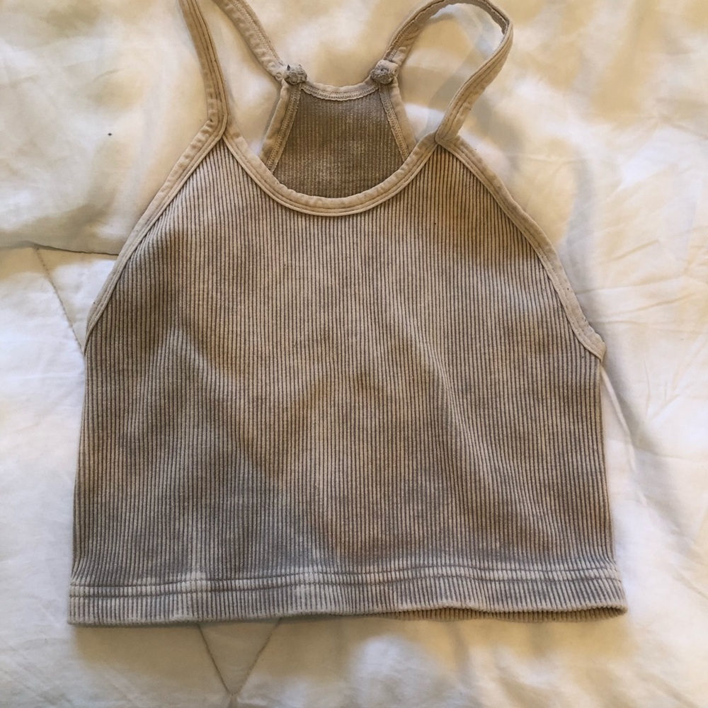 Free people ribbed crop top